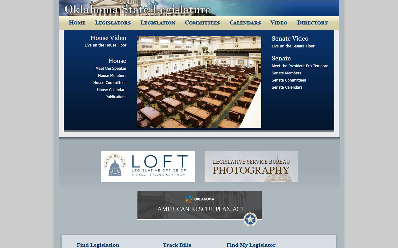 Oklahoma Legislature website for deed records statutes